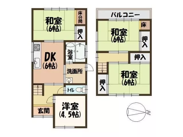 Inaba Nishi 1 (Oji Station) 9.8 million yen