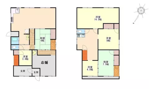 Nakadate-gun Mannou-cho Shijou (Enoi Station) 2-story building 6LDK