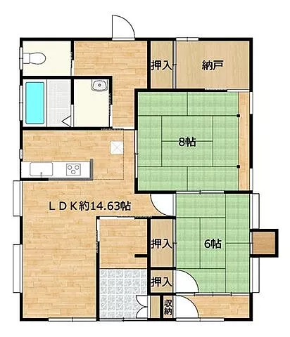 Used single-family home in Toyohuku, Matsuhashi Town, Uki City
