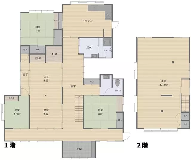 Nagaoka City, Miyamoto-cho 3-chome 2-story 5DK