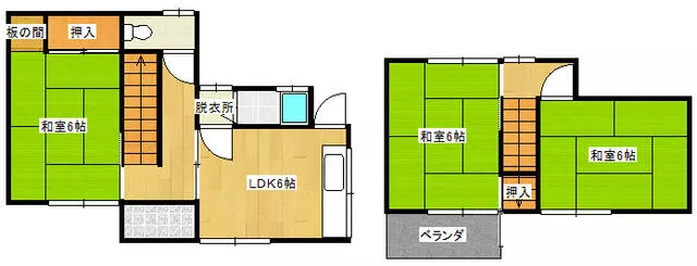 Itami City Nakano Kita 4-chome (Sakasagawa Station) 2-story 3DK