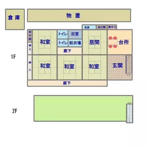 Minami-Alps City, Kamiyata (Shiozaki Station) 2-story 5DK