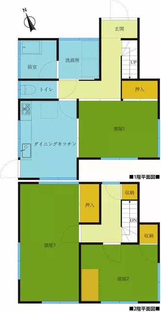 Katori City, Okura (Suigo Station) 2-story 3DK