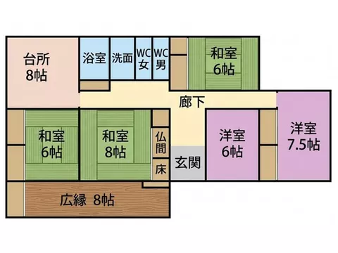 There is a monthly parking lot about 2 minutes on foot! It costs 6,000 yen per month♪
