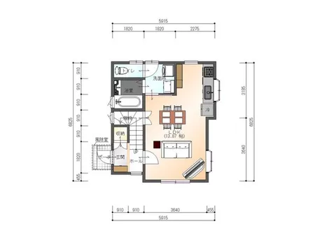 A compact wooden two-story house built in 2005! Approximately 21 tsubo of manageable size