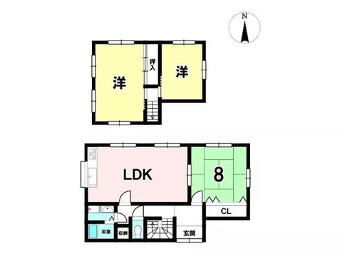7 minutes on foot to Higashi Elementary School ◆ Quiet residential area ◆ Spacious LDK ◆ Good location 3LDK - Image 2