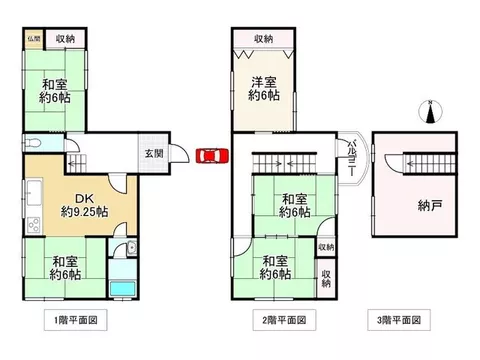 ■JR "Tsukaguchi" Station 17-minute walk ■3-story 5SDK ■Quiet residential area♪