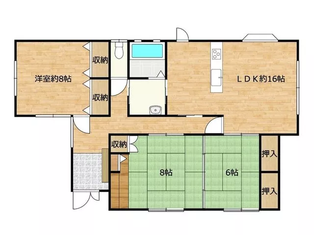 [Open House] 3LDK single-story home. Safe for small children to live in.
