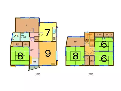 8 minutes on foot from Owani Onsen Station, 4LDK + impressive large storage for a spacious living.