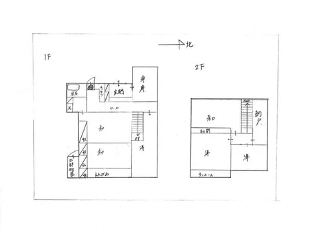 Komatsu City, Shimamachi (Awazu Station) 2-story building 7DK