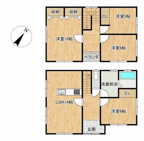 Minato-gun Mino Town Oaza Umenai Waraikubo (Mino Station) 2-story 4LDK