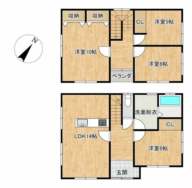 Minato-gun Mino Town Oaza Umenai Waraikubo (Mino Station) 2-story 4LDK