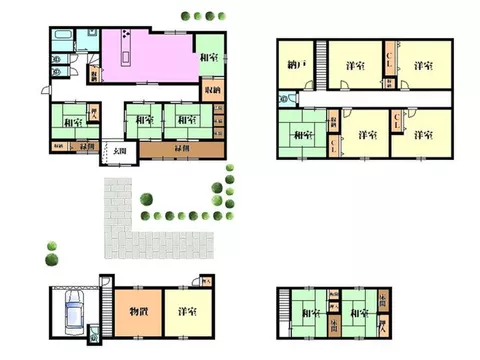 ◆Land area over 145 tsubo × With garage "9LDK + S" ◆Owner change property!