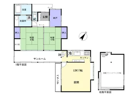 Ito City Akazawa (Izu Kōgen Station) 1 floor above ground and 1 basement floor building 2SLDK