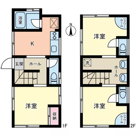 Koto Ward, Oobashi 2-chome (Sumiyoshi Station) 2-story building 3K