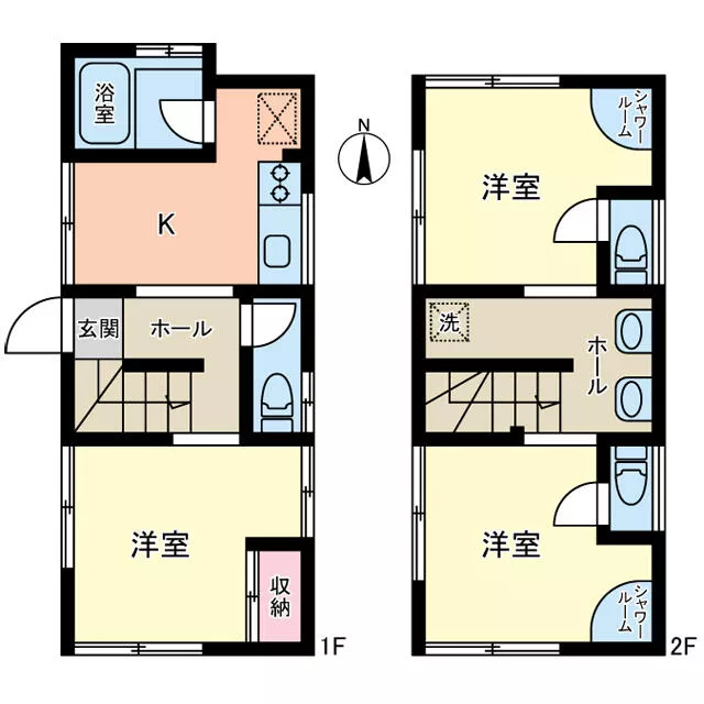 Koto Ward, Oobashi 2-chome (Sumiyoshi Station) 2-story building 3K