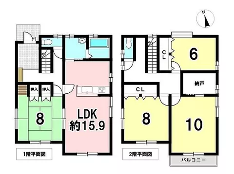 Used single-family home, 4-chome Unuma-dai, Kakamigahara City, used house, 13 minutes on foot from Unuma Station