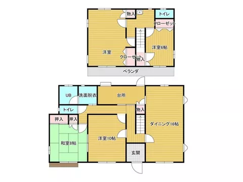 A spacious 4DK home that feels close to the ocean