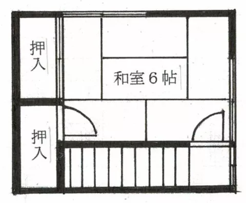 Nikaho City, Kanaiura, Torinagane (Kanaiura Station), two-story building, 4DK