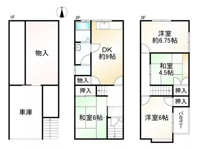 Kyoto City, Fushimi Ward, Mukojima Koshin-cho (Kangetsubashi Station), 3-story, 4DK