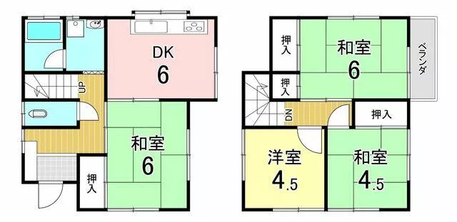 Chuo Ward, Sagamihara City, Tana (Hashimoto Station) 2-story 4DK