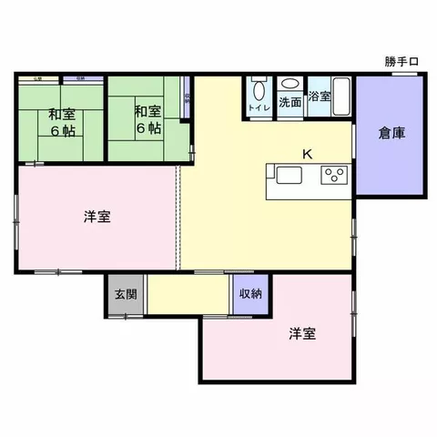 Sanyo Onoda City, Oaza Higashitaka-dome (Onoda Station), single-story building, 4LDK