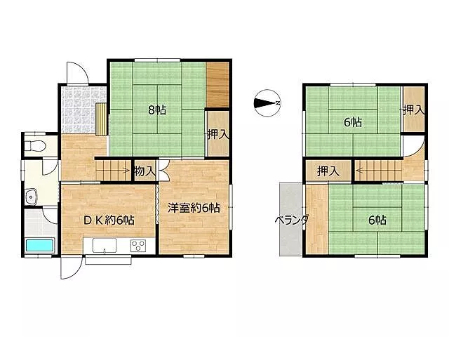 Used single-family home in Uwajima City, Kakiwara