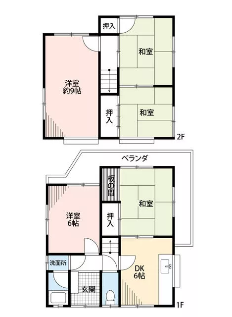 Kawanishi City, Yamoto 1-chome (Kogadaki Station) 2-story 5DK