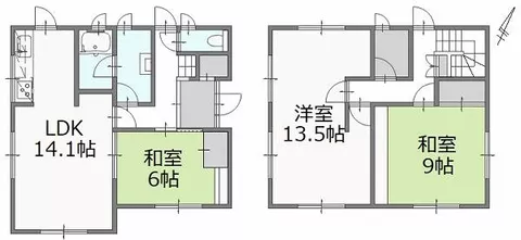 Kuroishi City Sakuba Town (Kuroishi Station) 2-story 3SLDK