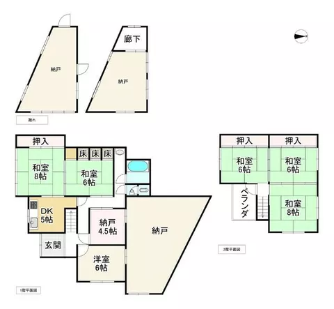 Sakurai city, Oaza Oizumi （Miwa station） 2F 6SDK

2F 6SDK 3.5million yen
