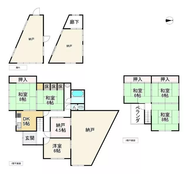 Sakurai city, Oaza Oizumi （Miwa station） 2F 6SDK

2F 6SDK 3.5million yen