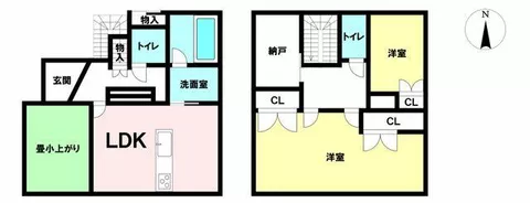 Fukui City, Tomoyasu Town (Washizuka Harihara Station) 2-story 2SLDK - Image 2