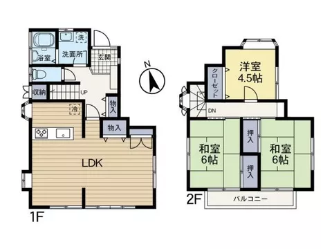 Tōi, Midori Ward, Sagamihara City (Hashimoto Station) 2-story 4DK