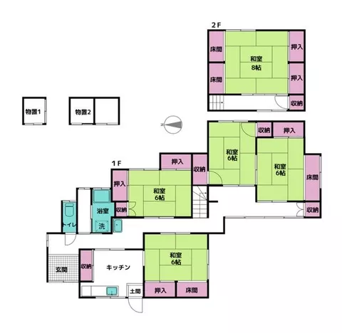 Tone District, Minakami Town, Kohinata (Minakami Station) 2-story building 5DK - Image 2