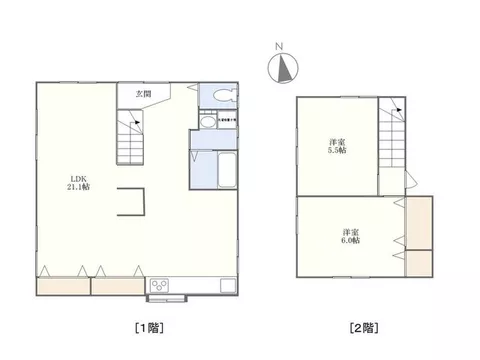 Renovated 2LDK house in the Nabarishi area | Attractive 21-tatami LDK