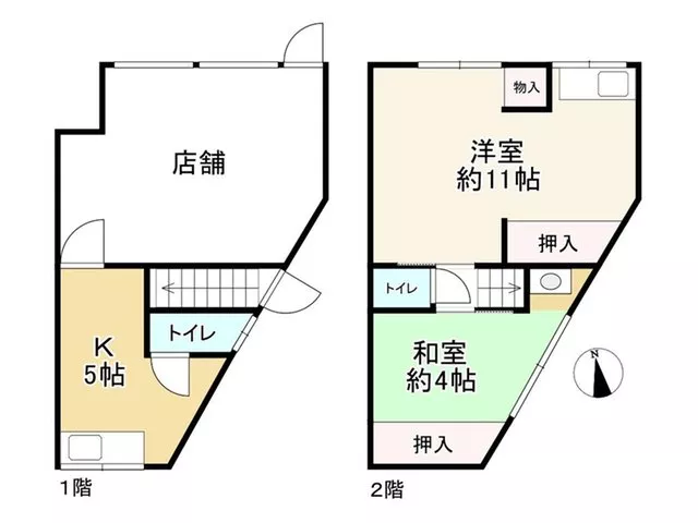 ◆ 9-minute walk to Hankyu "Rokko" Station! Northeast corner lot! 2K + store!