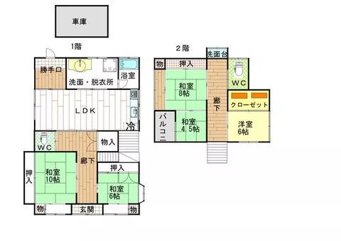 Moka City, Aramachi (Kitamoka Station), 2-story, 5LDK