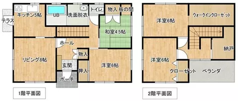 Gotō 11-chiwari, Waga-cho, Kitakami City (Fujine Station) 2-story 4LDK