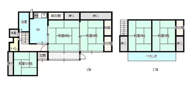 Morioka City, Higashiyama 1-chome (Senboku Town Station) 2-story building 5DK