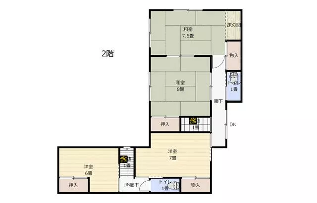 Ise City, Kanda Kushi Honmachi (Uji Yamada Station) 2-story 6SLDK