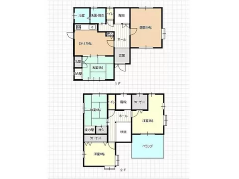 Kochi City, Nagahama, 2-story, 5DK
