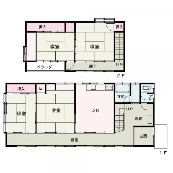 Moritake, Nishikakoi, Mitsu Town, Yamamoto County, 2-story, 4LDK