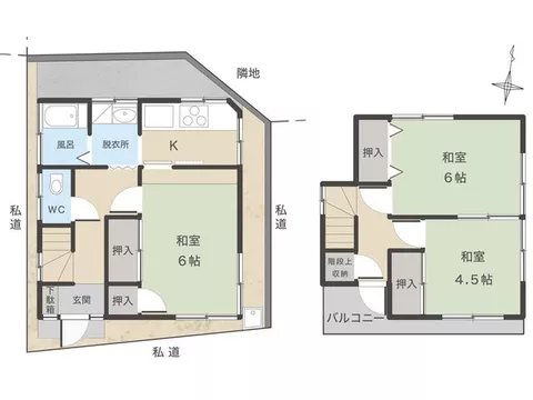 Seller property, no agent fee. 4 minutes to the bus stop! One bus to Tanashi, Kichijoji, and Mitaka! 3 minutes to the convenience store. - Image 2
