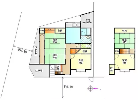 Wakayama City, Naokawa (Rokutaya Station) 2-story 5K - Image 2