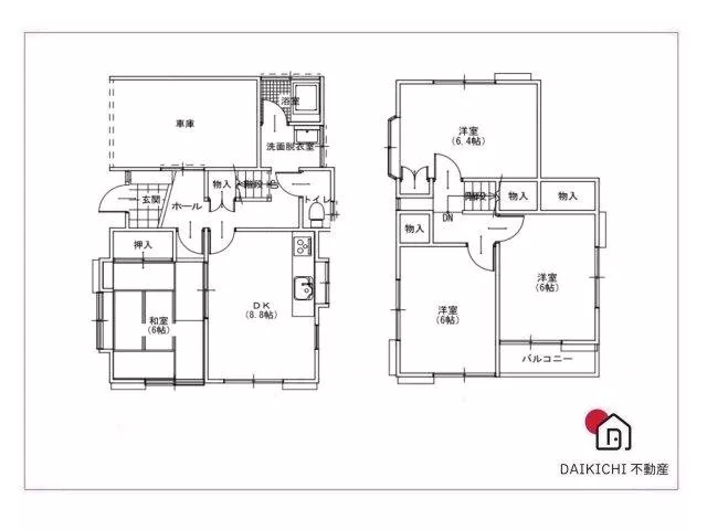South-facing garden♪ Good sunlight due to being on a corner lot! Each room is equipped with storage♪