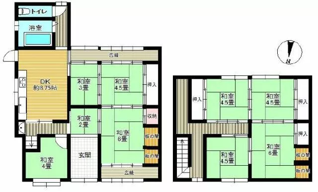 Yamato Takada City, Sanwa Town (Takada Station), 2-story, 9DK