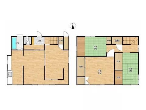 ◆All rooms have storage space◆Attic◆Express train stop◆Immediate handover available◆Old folk house style◆Two-story◆