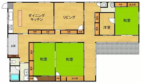 Tagawa District, Itoda Town - (Itoda Station) 1-story 3LDK
