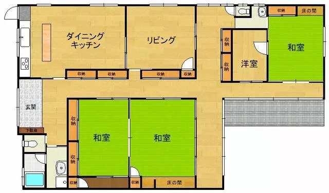 Tagawa District, Itoda Town - (Itoda Station) 1-story 3LDK