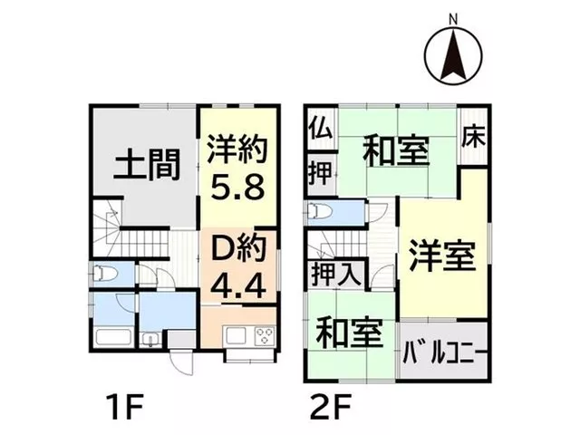 An impressive modern Japanese exterior! A compact design that eliminates waste while providing ample room count!